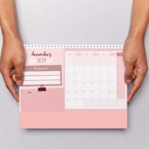 Journal with calendar